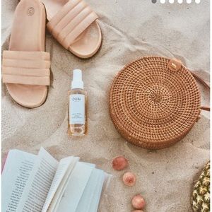 ✨ Boho Circle Straw cross body bag